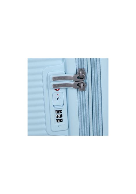 SoundBox 77cm Valigia da stiva L AMERICAN TOURISTER | SOUNDBOX 77/28PASTEL BLUE